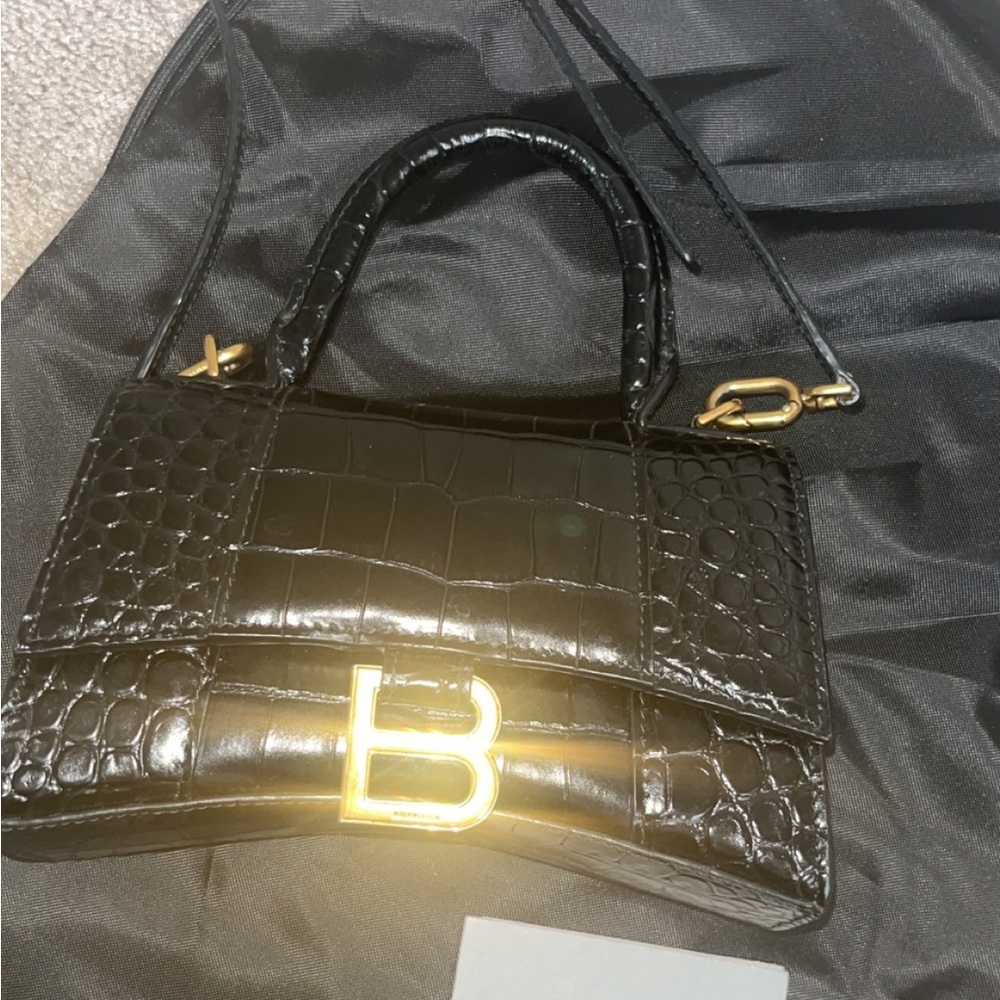 Balenciaga Crocodile Embossed Bag